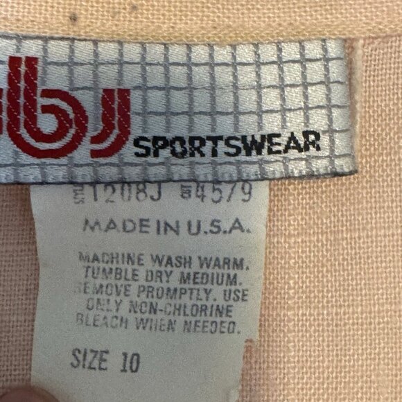 Vintage JBJ 80s 90s Women's Blazer Jacket Size Large Pink Made In USA Career - Picture 4 of 15